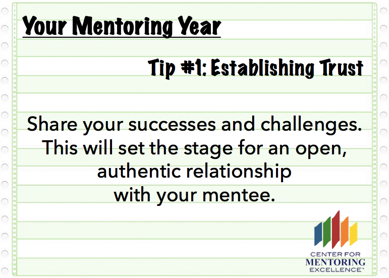 Your Mentoring Year Tip #1: Establishing Trust