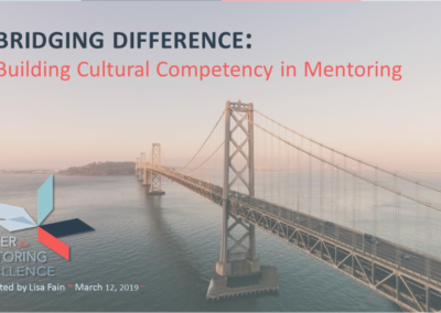 Bridging Difference: Building Cultural Competency Through Mentoring