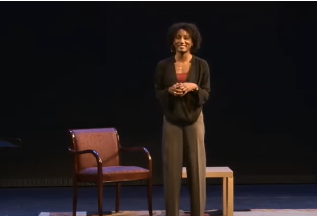 screenshot from her TEDx Talk via YouTube.